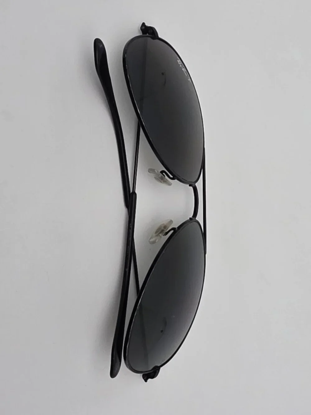 Ray-Ban RB3362 002 Cockpit Black Frame Polarized Green Lens Aviator Sunglasses